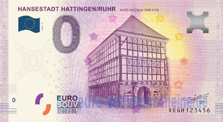 XEGH-2020-2 HANSESTADT HATTINGEN/RUHR ALTES RATHAUS VON 1576