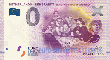 PEAG-2019-5 NETHERLANDS - REMBRANDT DE ANATOMISCHE LES VAN DR. NICOLAES TULP